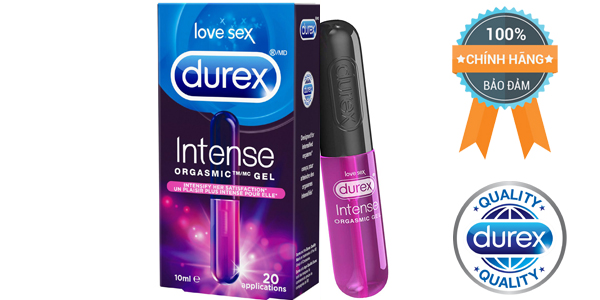 Gel tăng khoái cảm nữ Durex intense organic gel | Nhận biết sản phẩm chính hãng