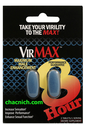 Virmax 8 Hour Giúp Tăng Cường Sinh Lý Tức Thời cho nam