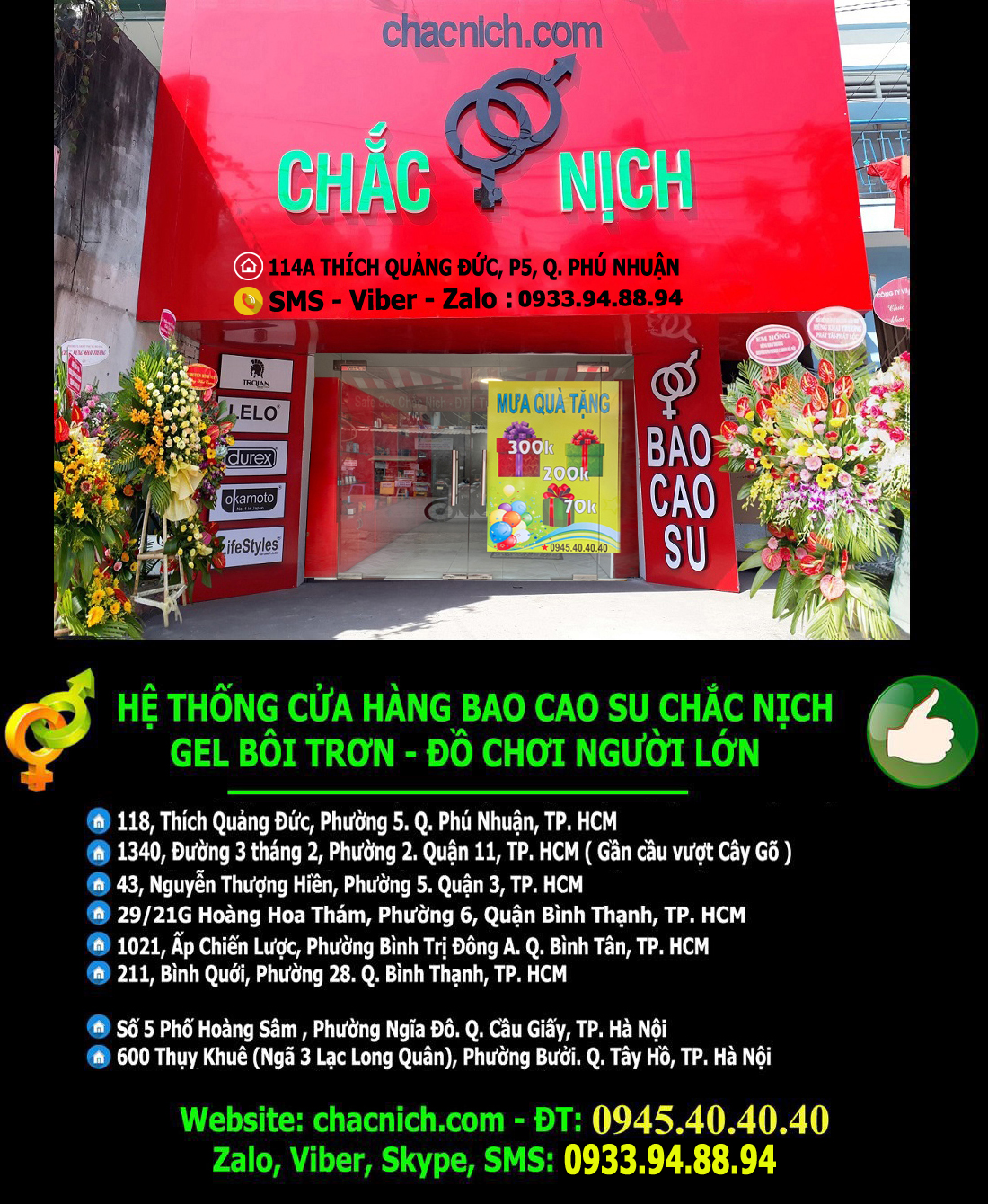 shop bao cao su online tại hcm và hn