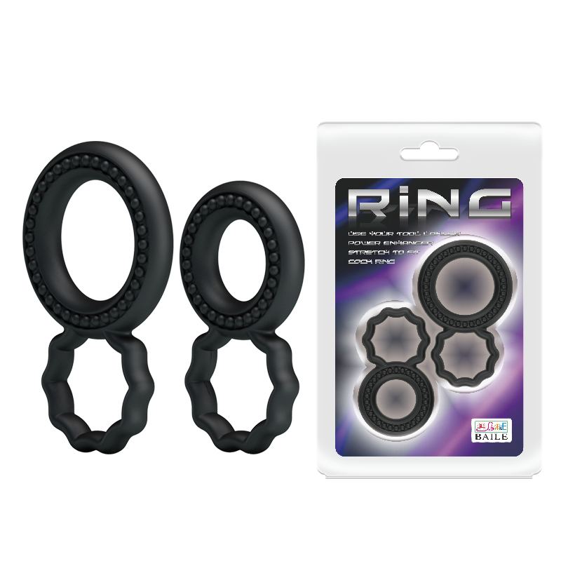 Bộ 3 vòng Cockrings Lovetoy Power Plus Soft Silicone Snug Ring LV443001