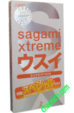 Bao cao su siêu mỏng Sagami Xtreme Super Thin ( hộp 2 cái )