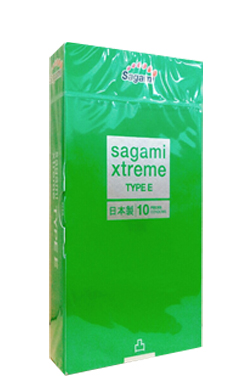 Bao Cao Su gai gân Sagami Type E màu xanh lá