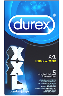 Bao cao su kích thước khủng Durex XXL chính hãng