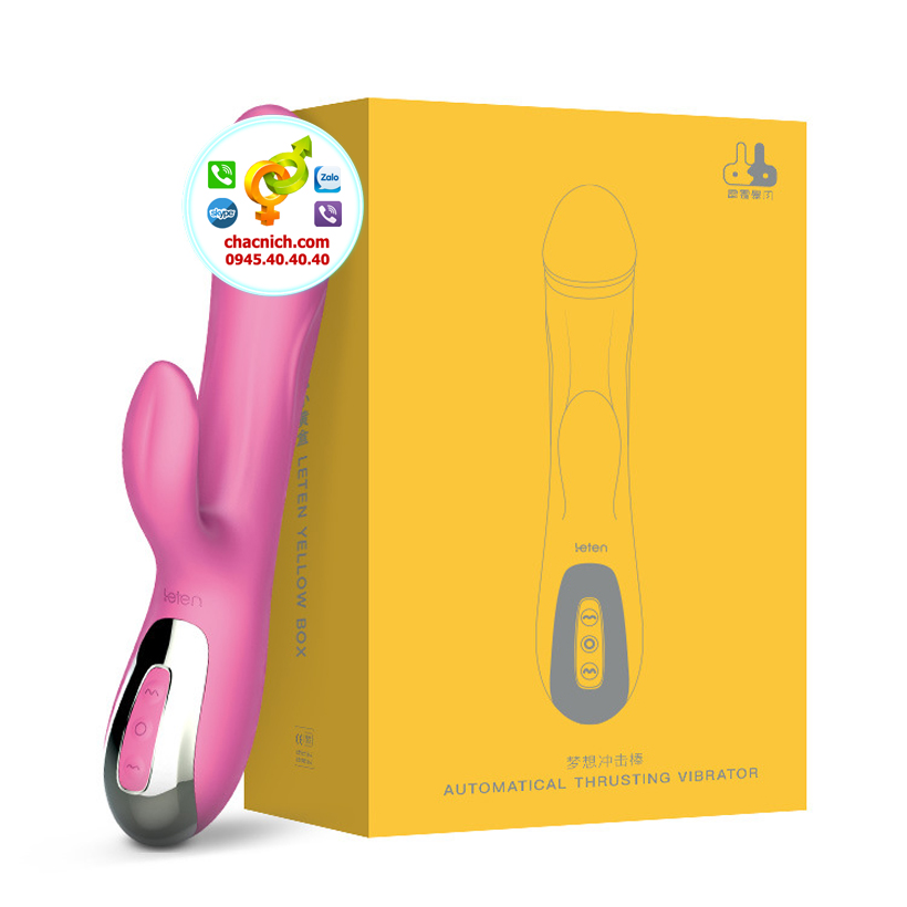 Sex toy rung lắc 10 chế độ Leten automatical thrusting vibration