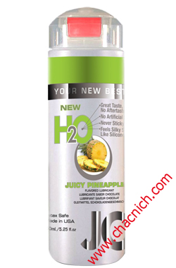 gel System JO Juicy Pineapple có mùi vị hương dứa thơm nhẹ