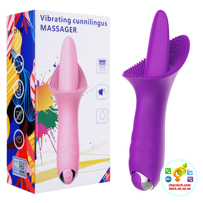 Chiếc lưỡi dịu kỳ Mát xa đa điểm cho nàng đê mê Vibrating Cunnilingus Chiếc lưỡi dịu kỳ Cunnilingus 10 chế độ rung Mát xa đa điểm G cho nàng đê mê