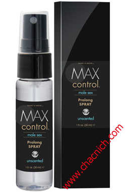 Chai Xịt Chống Xuất Tinh Sớm Max Control Prolong Spray Chai 30ml