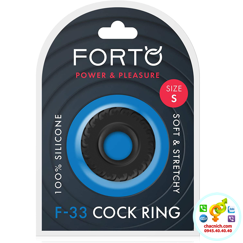 Vòng Cockring đeo dương vật hỗ trợ cứng và lâu ra Forto Power & Pleasure