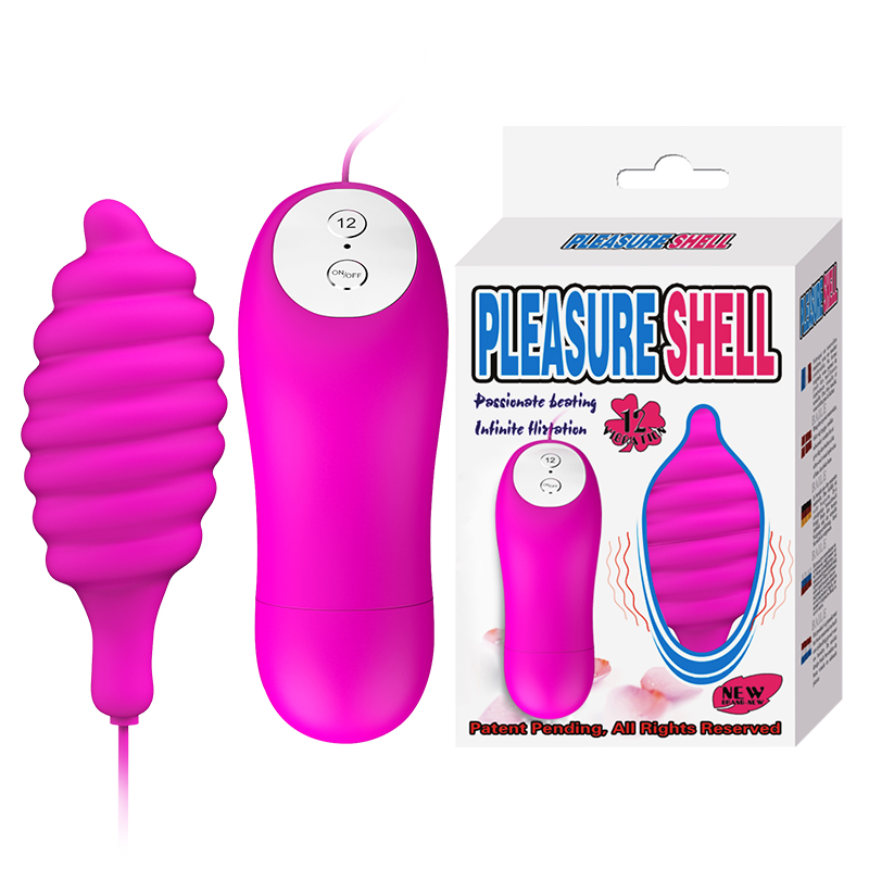 Trứng rung soắn ốc Prettylove Pleasure Shell 12 chức năng rung khác nhau làm cho bạn tình sướng phê
