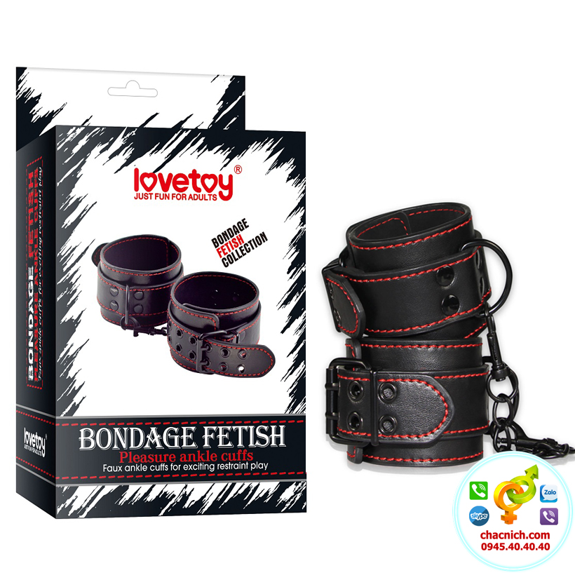 Lovetoy Bondage Fetish Pleasure Ankle cuffs