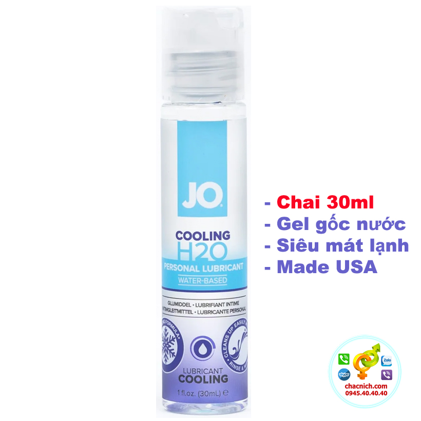 gel bôi trơn bạc hà mát lạnh