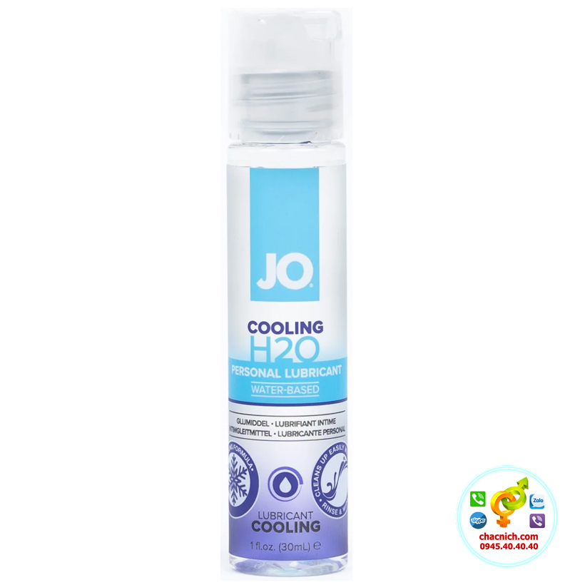 Gel bôi trơn siêu mát lạnh JO Cooling H2O ( Chai 30ml )