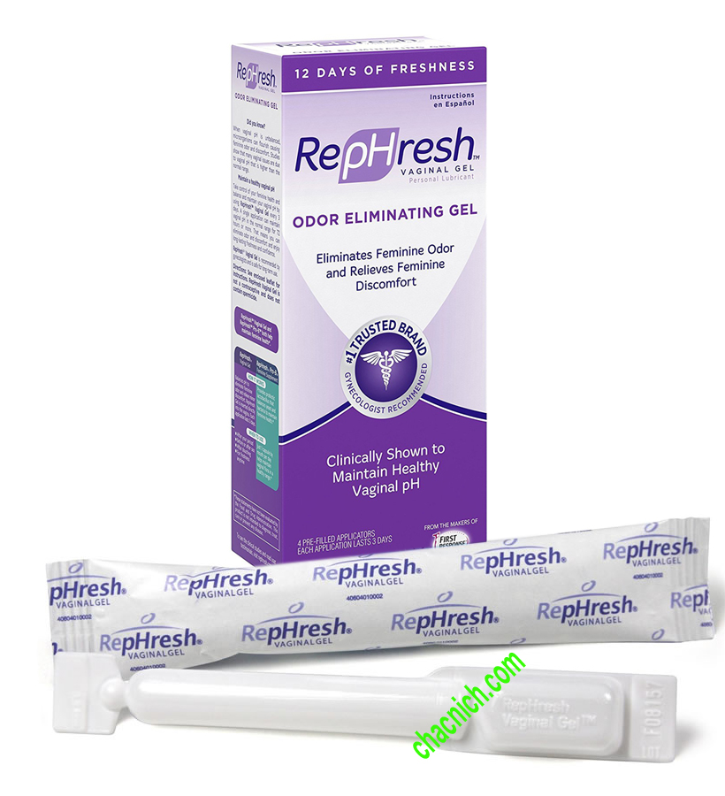 gel đặt âm đạo tạo chất nhờn tự nhiên Gel Rephresh
