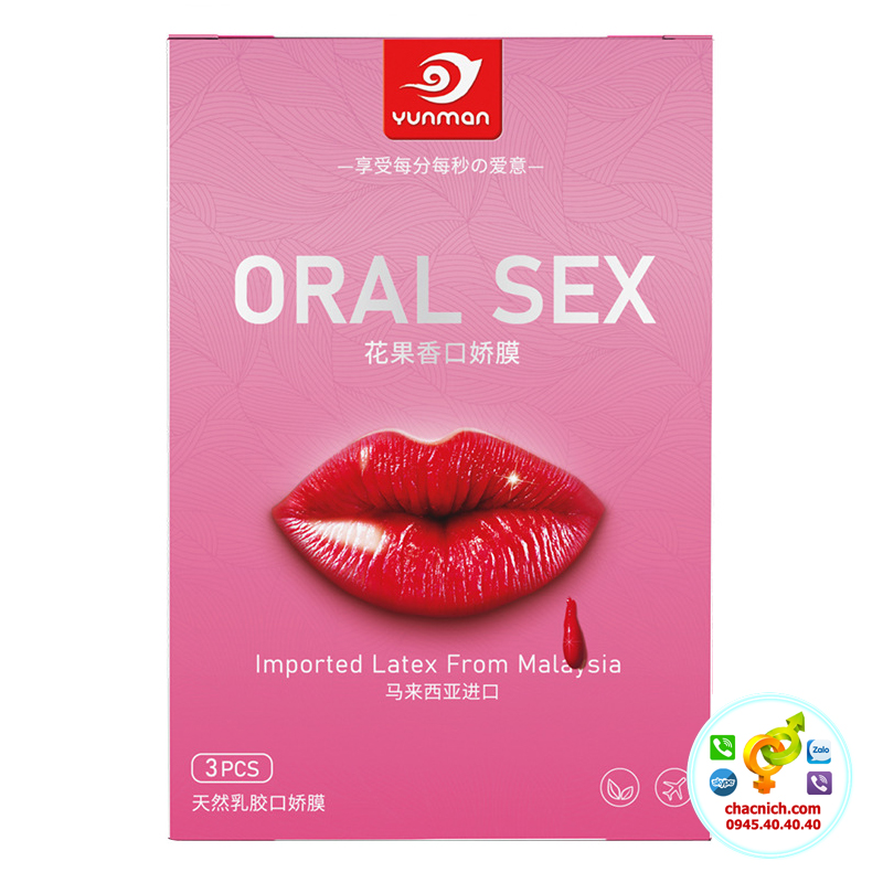 Màng chắn miệng oral sex Yunman ( 3 cái )