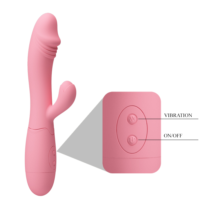 đồ chơi tình dục nữ màu hồng có đầu thiết kế giống dương vật nam giới