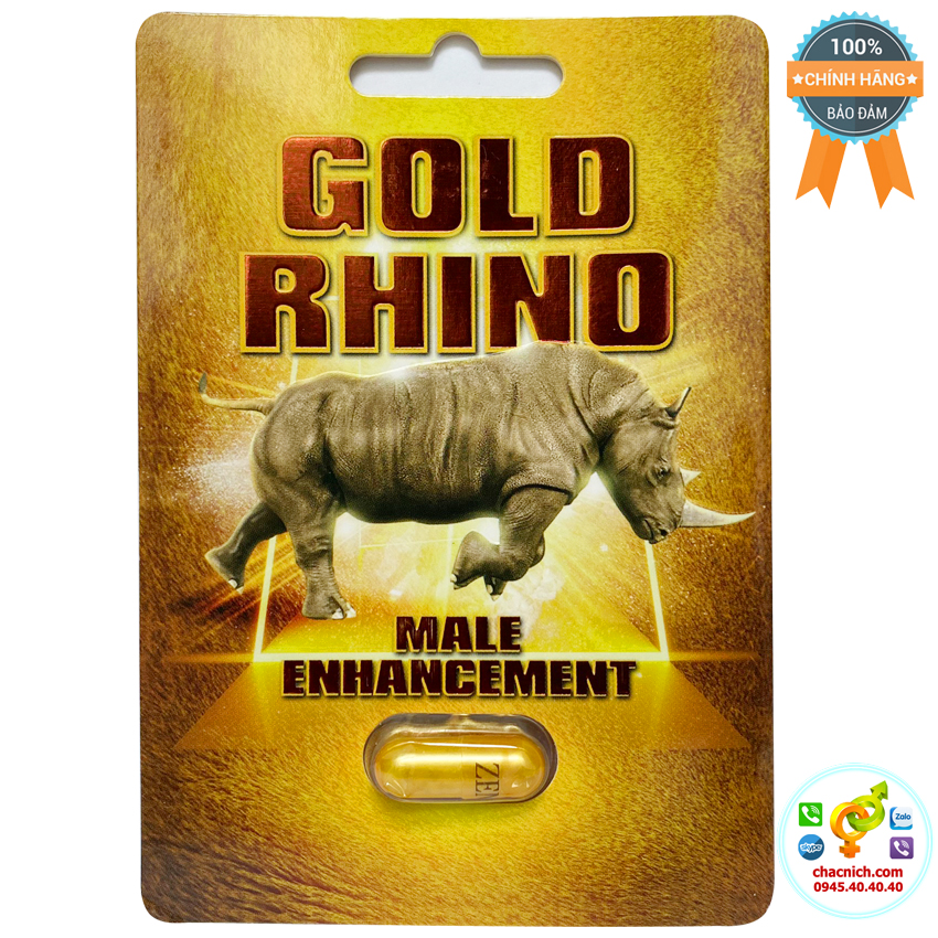 Thuốc Gold Rhino 750mg giúp nam giới lâu ra