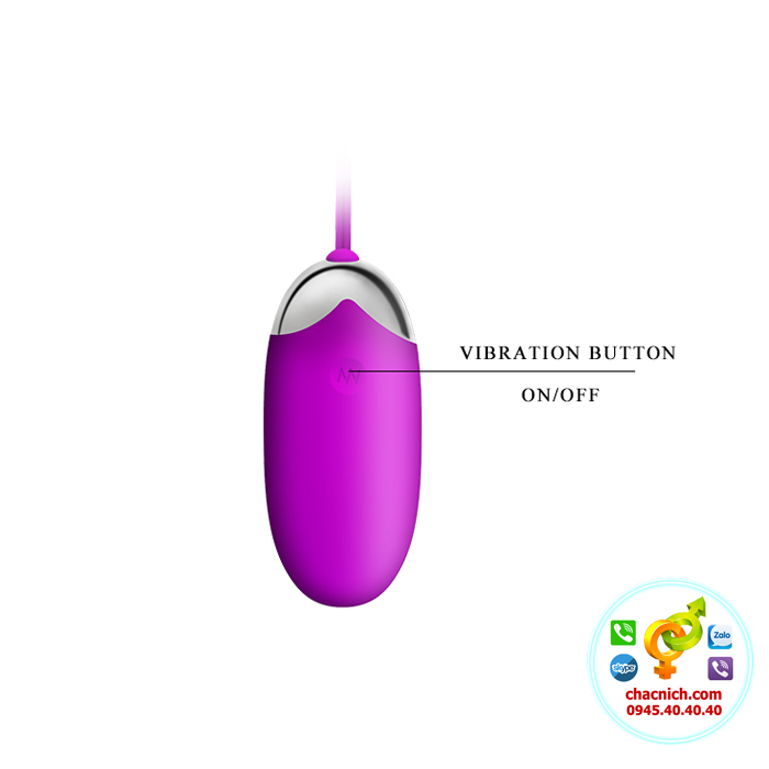 Trứng rung kết nối Bluetooth nhảy theo nhạc Prettylove Abner