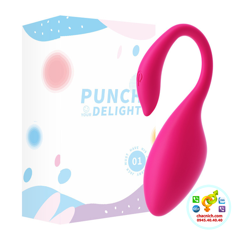 Trứng tinh trùng Punch Delight 9 chế độ rung điều khiển qua App