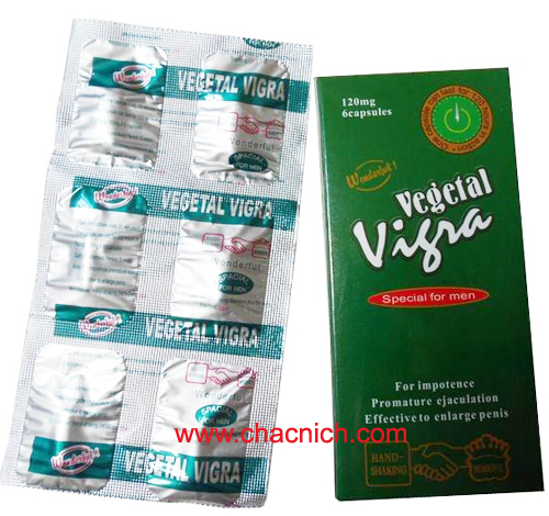 Thảo dược thiên nhiên Vegetable Vigra 120 Mg giúp tăng cường sinh lý tức thì